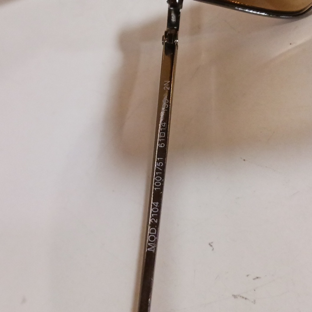 Versace Rectangular Polarized Sunglasses Made In … - image 8